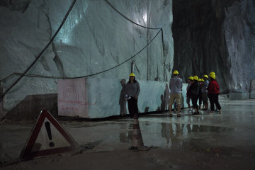 Blocco di marmo di Carrara