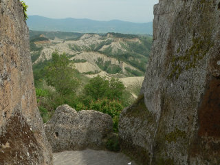 Calanchi, formazioni argillose nel Lazio