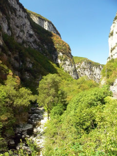 Out of Frasassi caves