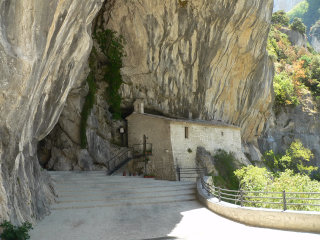 The sanctuary of Madonna di Frasassi