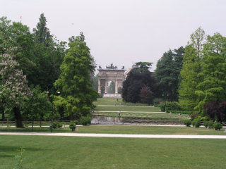 Parco Sempione e Arco della Pace a Milano