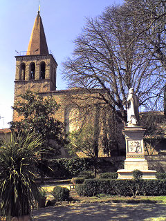 Piero della Francesca garden, Sansepolcro, Tuscany