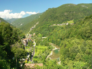 Panorama sulla Val Brembana
